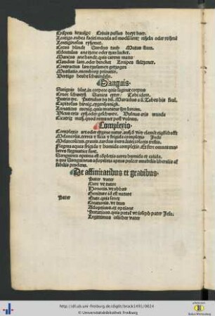 De affinitatibus et gradibus