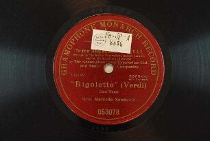 "Rigoletto" : Caro Nome / (Verdi)