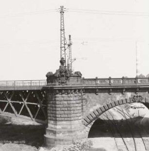 Dresden, Marienbrücke, Eisenbahnbrücke