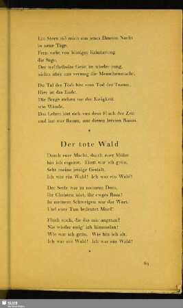 Der tote Wald