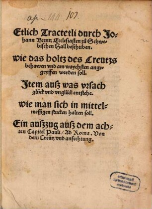 Etlich Tractetli