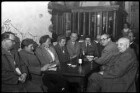 Montreux: Gruppen mit Presseleuten