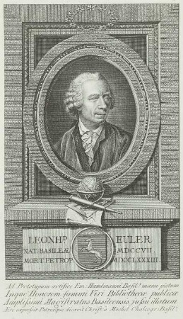 Bildnis Leonhard Euler (Schweizer Mathematiker)