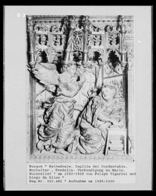 Marienaltar der Capilla del Condestable — Predella