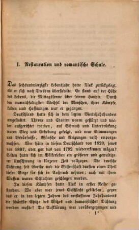 Ludwig Tieck : Erinnerungen aus dem Leben des Dichters nach dessen mündlichen und schriftlichen Mittheilungen, 2