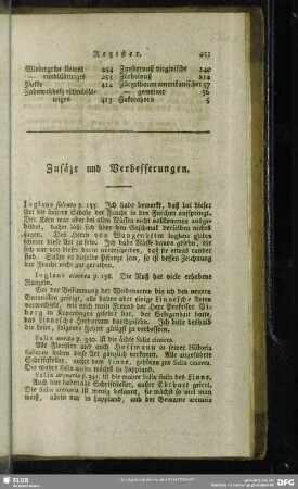 Zusäze und Verbesserungen