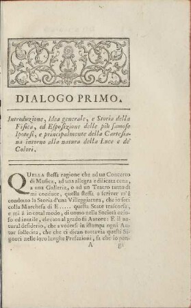 Dialogo Primo