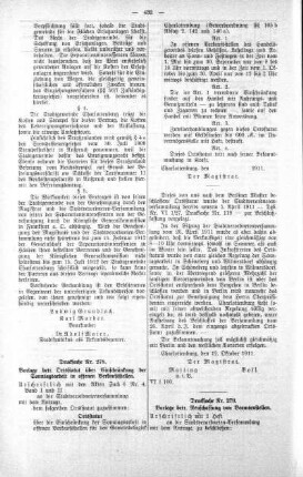 No. 19 (271-289) (278,279), 18. Oktober 1911