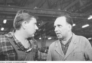 Dresden, Niedersedlitz. VEB Sachsenwerk Niedersedlitz, Oktober 1952