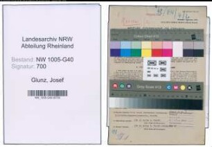 Entnazifizierung Josef Glunz , geb. 04.06.1911 (Staatsanwalt)