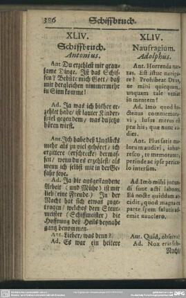 XLIV. Schiffbruch