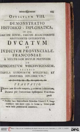 Opvscvlvm VIII