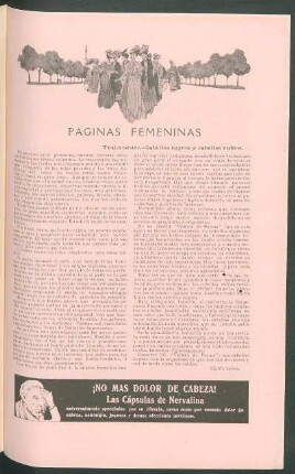 Páginas femeninas : Trajes sastre. - Cabellos negros y cabellos rubios