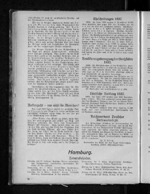 Ländliche Siedlung 1932