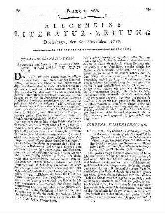 Salzmann, C. G.: Anhang zum fünften Theile Carls von Carlsberg. Welcher eine Apologie desselben enthält. Leipzig: Crusius 1787