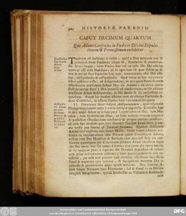 Caput Decimum Quartum. Quo Adami Consensus in Foederis Divini Stipulationem & Promissionem exhibetur.