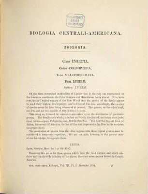 Insecta : Coleoptera, 3,2. Malacodermata