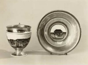 Tasse und Untertasse