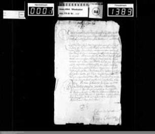 Neujahrsschreiben 1711