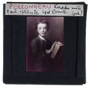 Perronneau, Knabe mit Buch