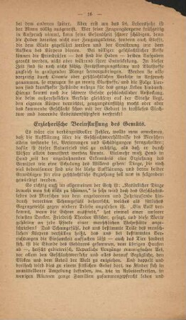 Erzieherische Beeinflussung des Gemüts