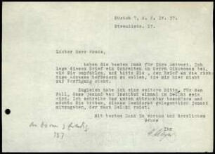 E. Meyer an W. Wrede