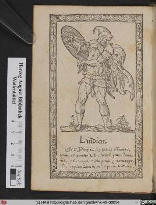 L'indien [Recueil de la diversité des habits, Kleidung eines indischen Mannes]