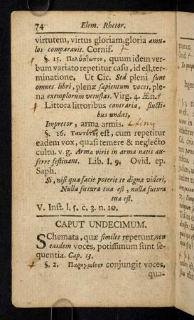 74-88, Caput XI. - Caput XIII.