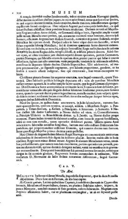 Cap. V. De Aere