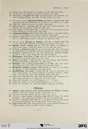 Altfürsten (Nr. 266-615)
