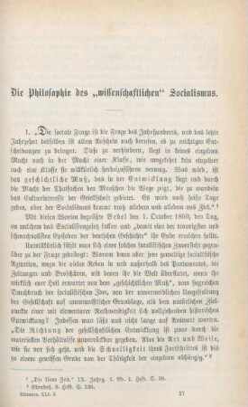 245-265 Die Philosophie des "wissenschaftlichen" Socialismus