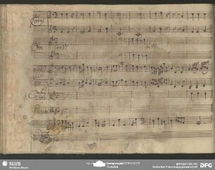 Aria fragment: "Sento nel cor"