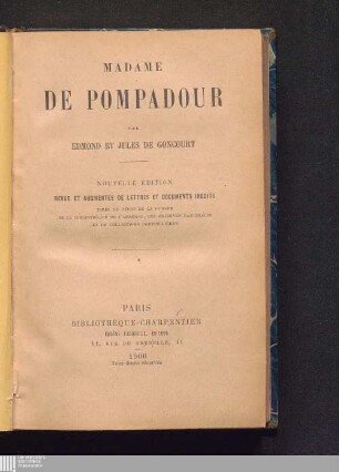 Madame de Pompadour