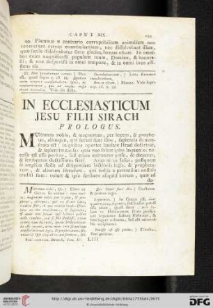 In Ecclesiasticum Jesu Filii Sirach