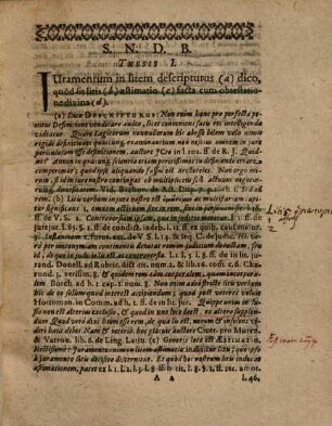Ut mori maiorum pareatur ... Disceptationem De Iuramento Aestimatorio, Quod Vocant In Litem ... submittet Zacharias Prüeschenckh ...