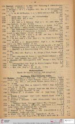 Sachsen, Albertinische Linie (Nr. 1756 - 1949)