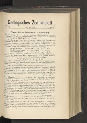 15. Juli 1908. No. 6.