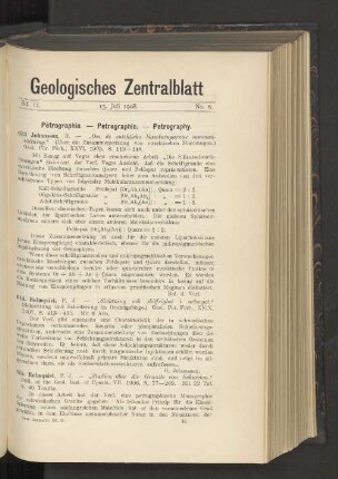 15. Juli 1908. No. 6.