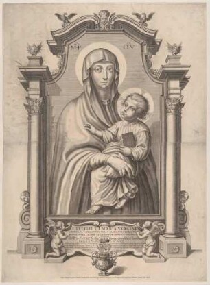 Maria mit dem Kind (nach dem Gnadenbild in Santa Maria Maggiore in Rom, gen. Salus Populi Romani)