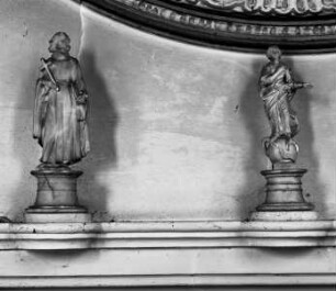 Die zwölf Apostel mit Salvator und Immaculata — Der Apostel Philippus (links)