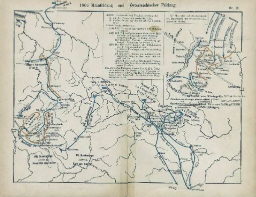 Nr. 17. 1866 Mainfeldzug und Österreichischer Feldzug