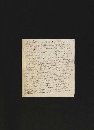 Zur Geschichte der Hs. und den modernen Notizhänden, 23.8.1842