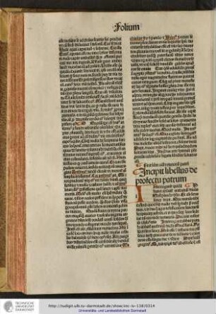 Incipit libellus de profectu patrum.