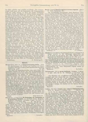 603-604 [Rezension] Pfleiderer, O., Die Vorbereitung des Christentums in der griechischen Philosophie. 2. Aufl