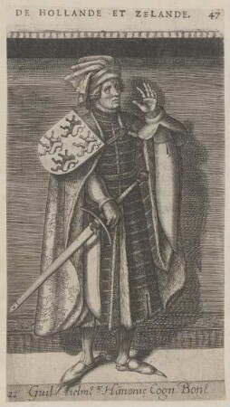 Bildnis von Guilielmus 3., Graf von Holland