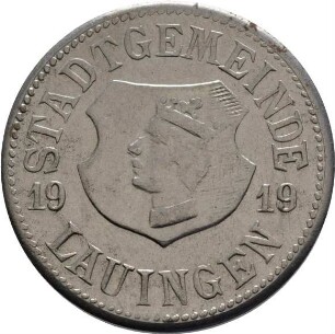 Münze / Notgeld, 50 Pfennig, 1919