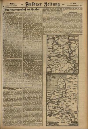 Zweite Ausgabe vom Samstag, den 31. Juli 1915.