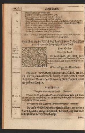 Folget das vierdte Stück des lautern und Lutherischen Catechismi ...