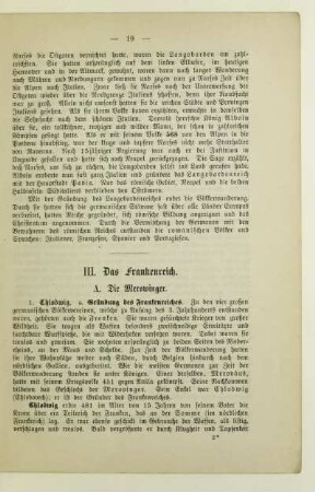 III. Das Frankenreich