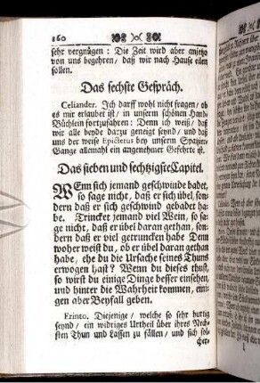 Das sechste Gespräch.